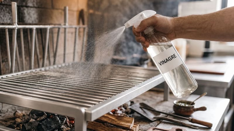 Rociar vinagre en la parrilla antes de hacer el asado | Por qué lo recomiendan y para qué sirve.