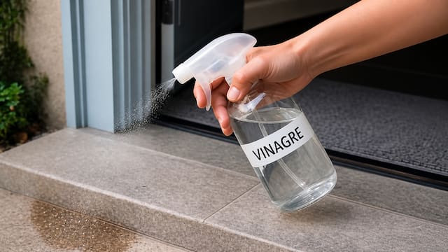 Rociar vinagre en la entrada del hogar: por qué todos lo recomiendan y para qué se usa