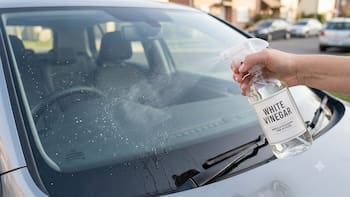 Spraying vinegar on your car windshield: what it does and why experts recommend it