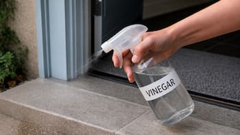 Sprinkling vinegar on the front door and home entrance: why it’s so recommended and what it’s for