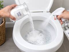 Pouring baking soda into the toilet and spraying it with vinegar: What it’s for and why it’s recommended