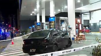 Locura y violencia en Recoleta: discutió con el playero de una estación de servicio y atacó a un padre y a su hijo con un cuchillo