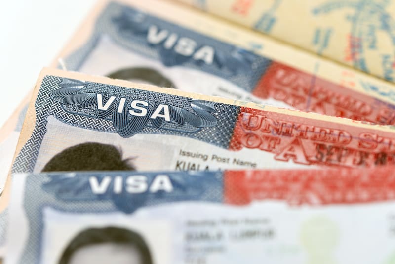 La visa americana nunca debe recortarse del pasaporte donde fue originalmente emitida.