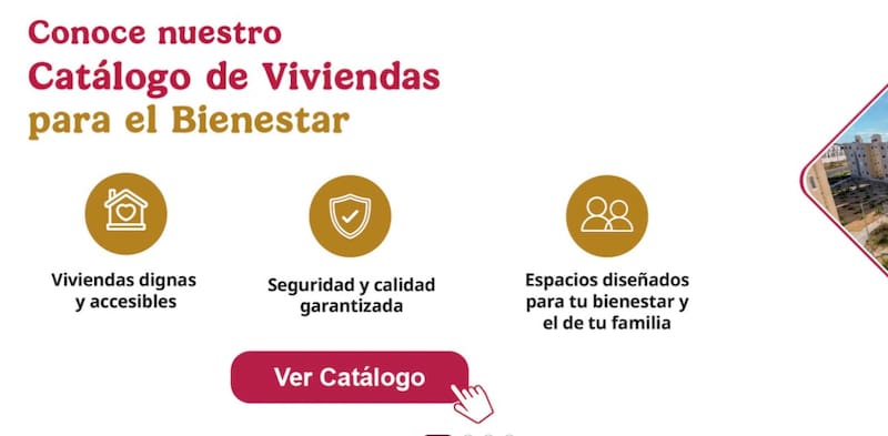 Catálogo de vivienda para el Bienestar en todo el país.