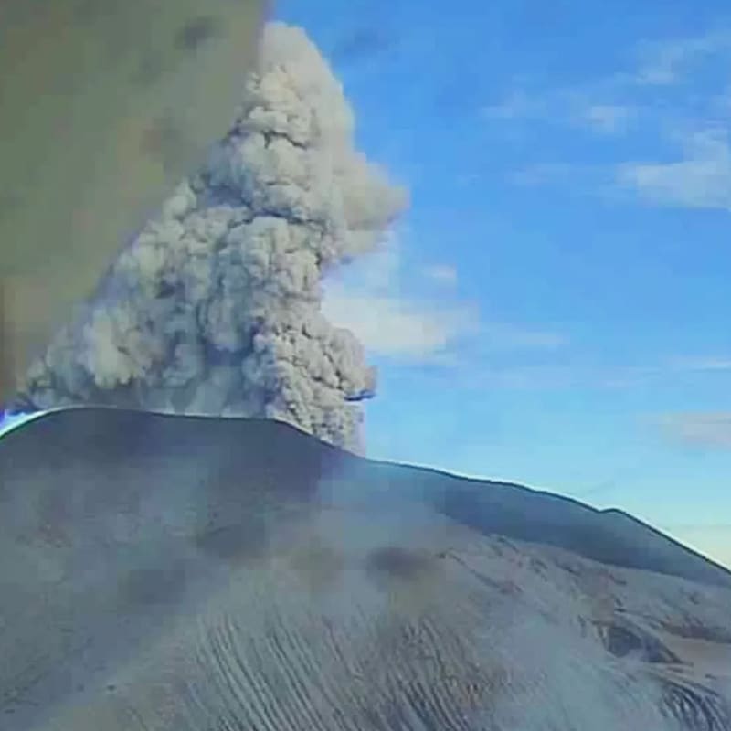 El volcán Puracé, en el Cauca, pasa de alerta amarilla a naranja este sábado 29 de noviembre.