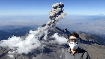 Alerta en el volcán Popocatépetl: se registran exhalaciones y refuerzan llamado al aislamiento y uso de mascarillas