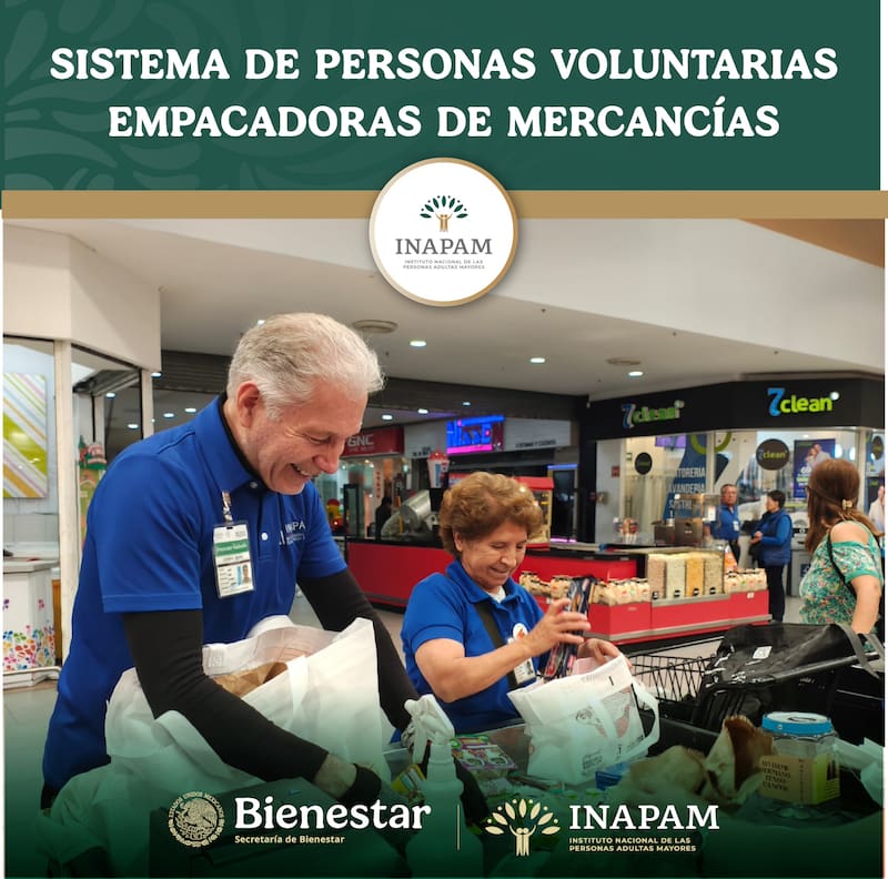 El voluntariado de adultos mayores con INAPAM fomenta la integración y la inclusión social.