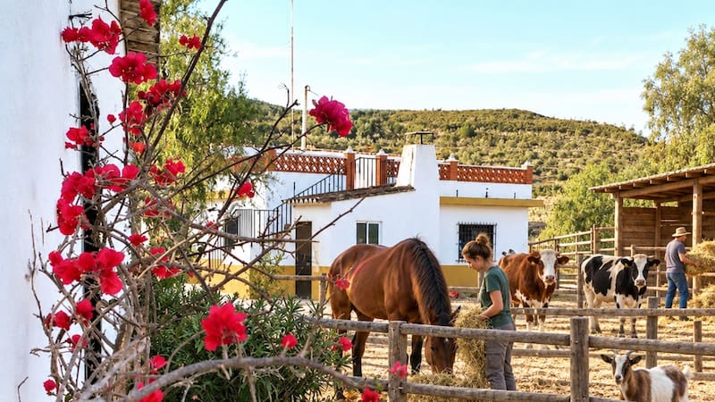 España busca voluntarios para vivir en un santuario cuidando animales: ofrecen alojamiento y comida por 25 horas de trabajo semanales.