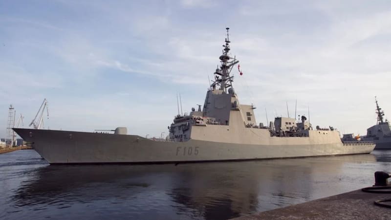 Volvió la fragata más avanzada de la Armada: fue producida en el país y es el orgullo nacional. Foto: EFE