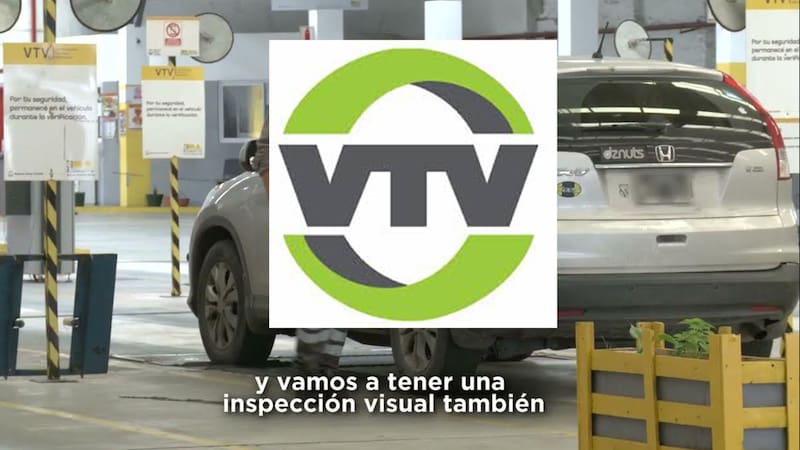 La VTV revisa el estado correcto de los paragolpes.