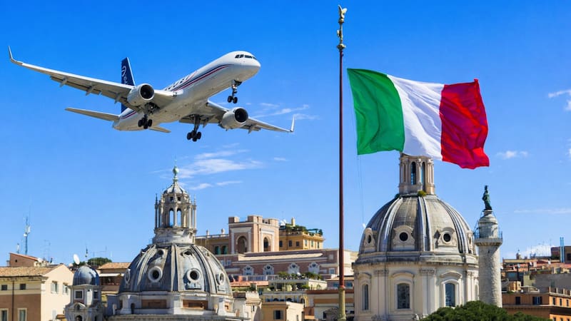 Vuelos a Italia por menos de 25 euros: así es la nueva ruta que llegará al país europeo. Foto: ChatGPT