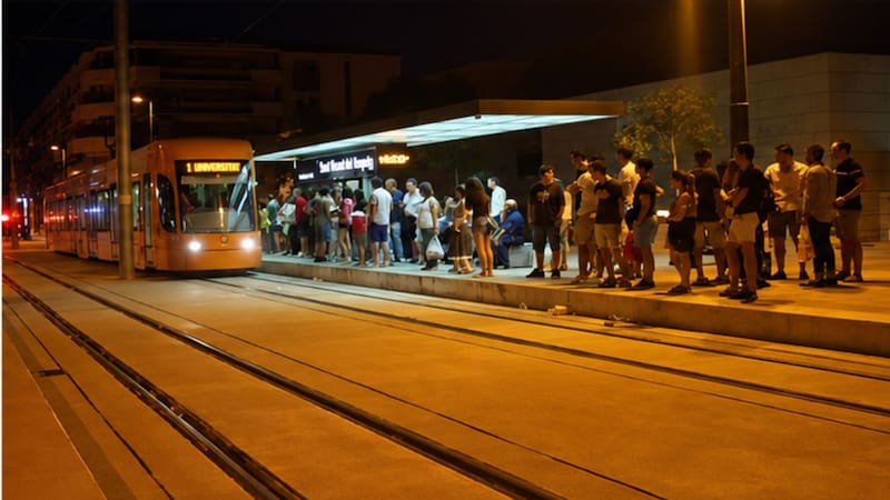Vuelve el tranvía nocturno a partir de este viernes: horarios y recorridos confirmados