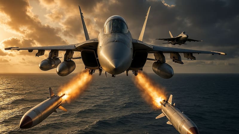 Vuelve una superpotencia militar: el país que se arma “hasta los dientes” y quiere dominar los cielos. Foto: Copilot IA