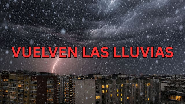 Llega un diluvio con más de 72 horas de tormentas eléctricas, lluvias intensas y vientos inestables