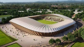 Vuelven los estadios de madera | Soportan sismos y prometen revolucionar el fútbol tras el Mundial 2026