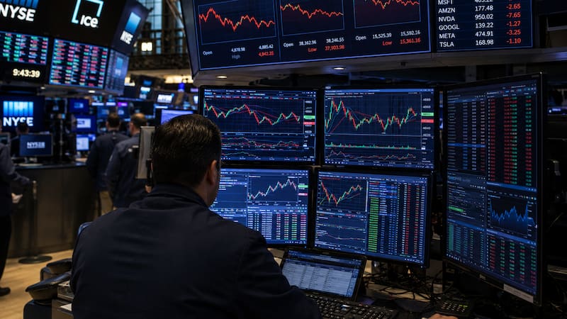 Wall Street (Imagen ilustrativa El Cronista - generada con inteligencia art