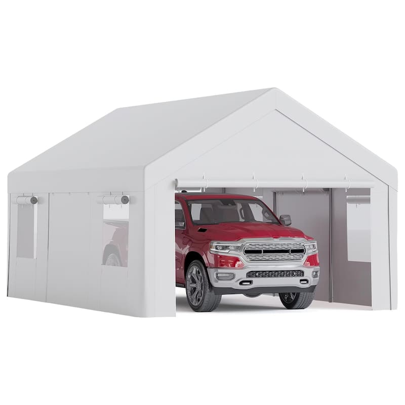 Walmart is offering a 20×12-foot portable carport that can provide an alternative for shoppers who need to protect a vehicle or add outdoor storage space without building a permanent garage.