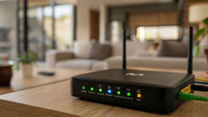 Las antenas de los routers domésticos emiten señal de forma omnidireccional, pero esa propagación no es perfectamente esférica. Foto (Archivo)
