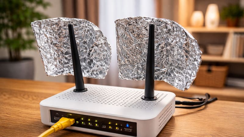 Poner papel de aluminio en el router del Wi-Fi, para qué sirve y por qué miles de personas lo hacen.
