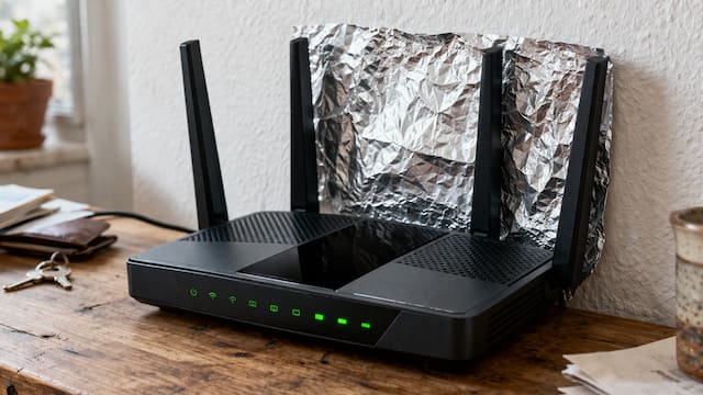 Colocar papel aluminio detrás del router de Wifi: por qué lo recomiendan y para qué funciona