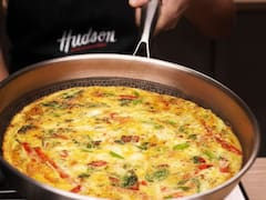 Frittata de papa y verduras: cómo preparar la receta más simple y liviana para una cena nutritiva