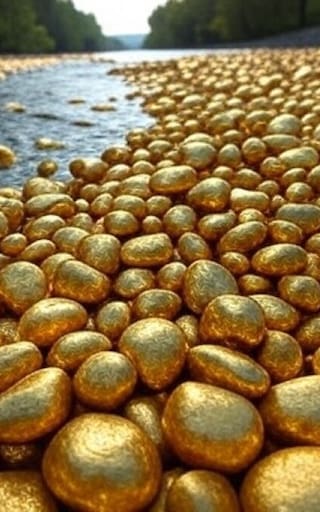 El descubrimiento del siglo | Encuentran un río con toneladas de oro y le pertenece todo a un solo país