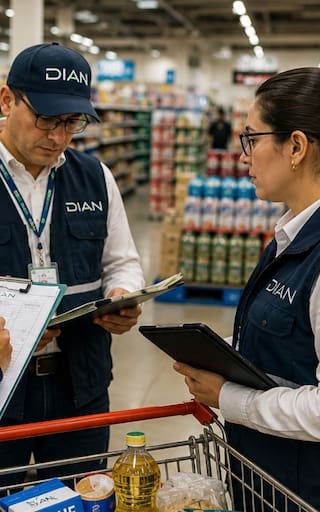 Ya es oficial: el Gobierno visitó supermercados con abogados y servidores públicos para verificar que cumplan con obligaciones tributarias