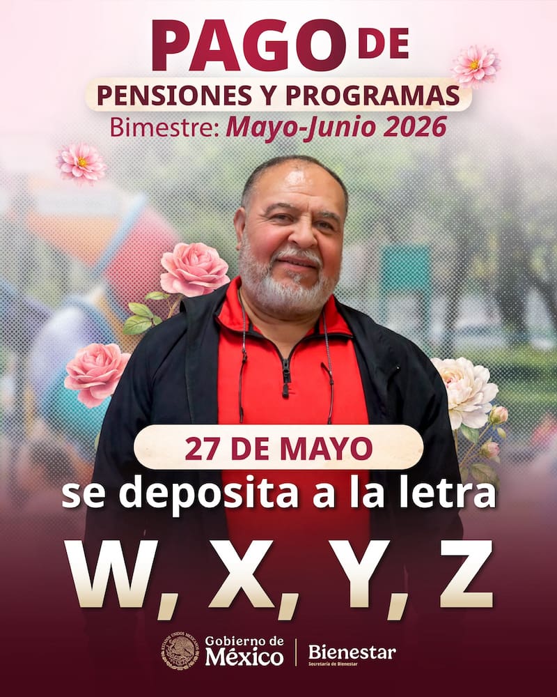 Pago de pensiones y programas de Bienestar.