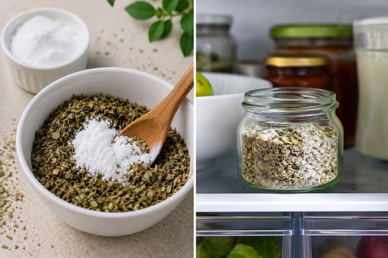La yerba usada aporta una textura granulada que ayuda a remover suciedad adherida, mientras que el bicarbonato es conocido por su capacidad para absorber olores y facilitar la limpieza. (Foto: ChatGPT)