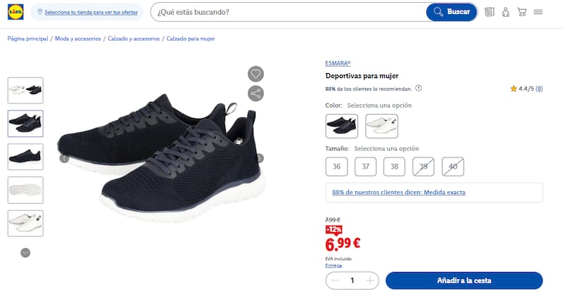 Llegan las zapatillas tipo Skechers a Lidl: son cómodas para el uso diario y se consiguen por menos de 7 euros.