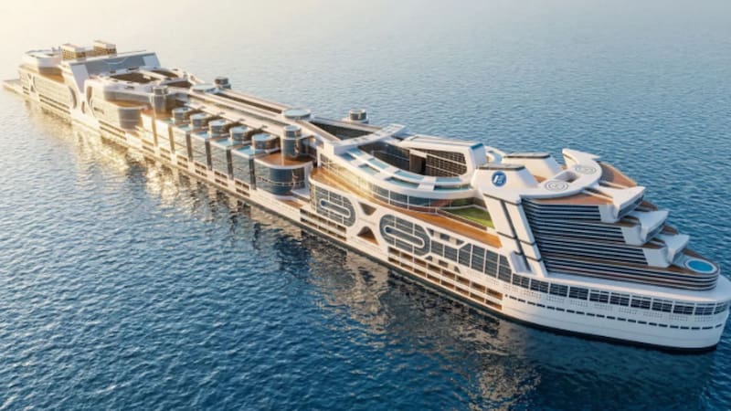 Zarpa el crucero más imponente del mundo y es la primera ciudad flotante: tiene hoteles, escuelas, capacidad para 80.000 pasajeros y mide 1.6 kilómetros de largo
Fuente: Freedom Ship