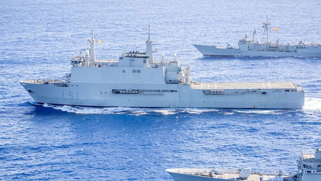 Volvió uno de los buques más importantes de la Armada que fue construido en el país y es la insignia nacional